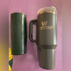 Stanley Mug and Starbucks Mug